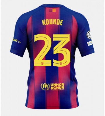 Barcelona Jules Kounde #23 Prima Maglia 2025-26 Manica Corta